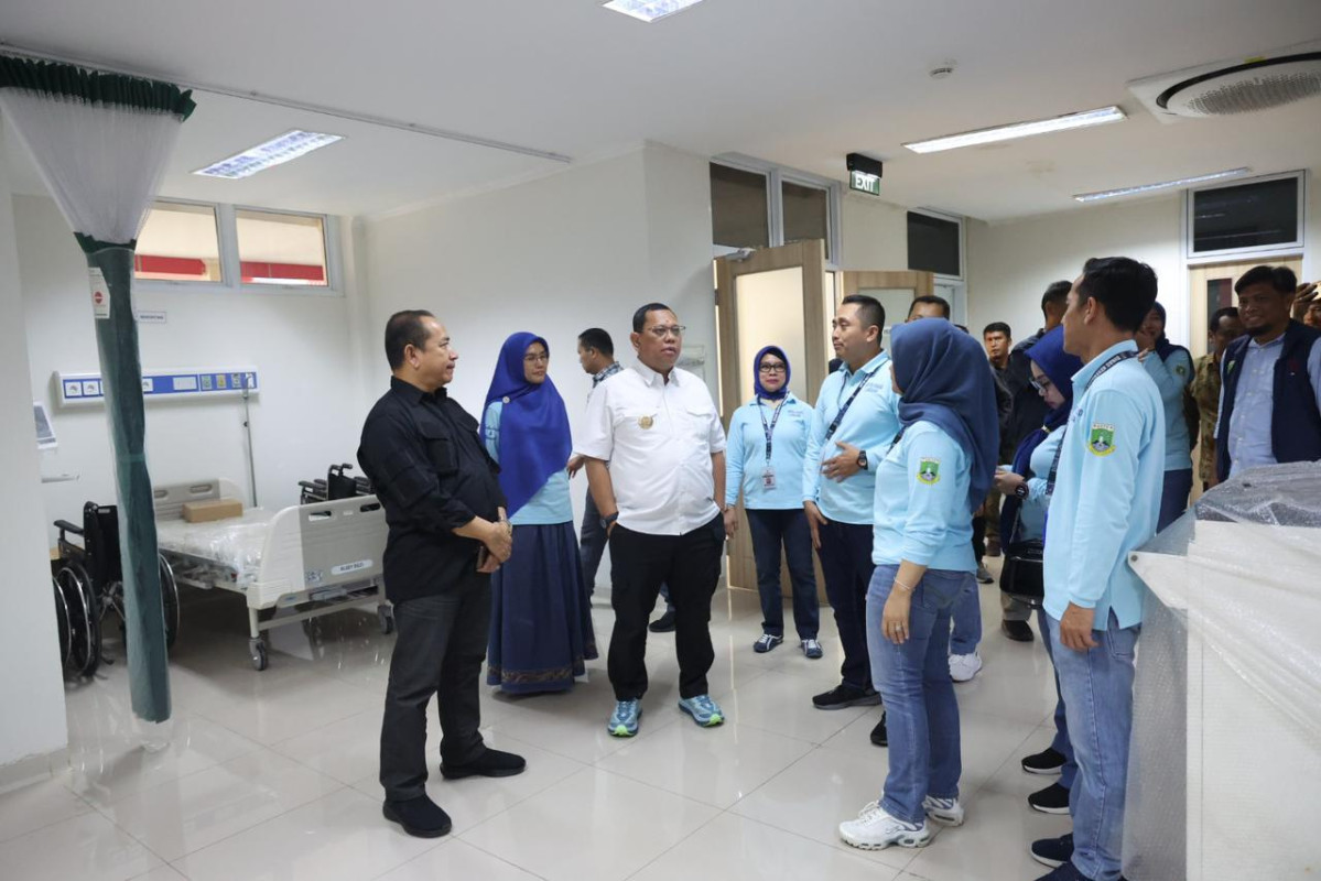 Pj Gubernur Banten A Damenta Pastikan Kesiapan Operasional Rumah Sakit RSUD Labuan