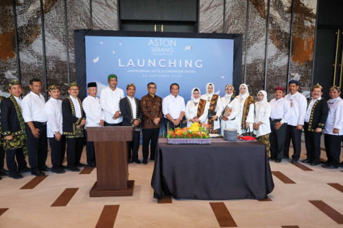 Pj Gubernur Banten Al Muktabar Launching Aston Serang Hotel Dan Convention Center