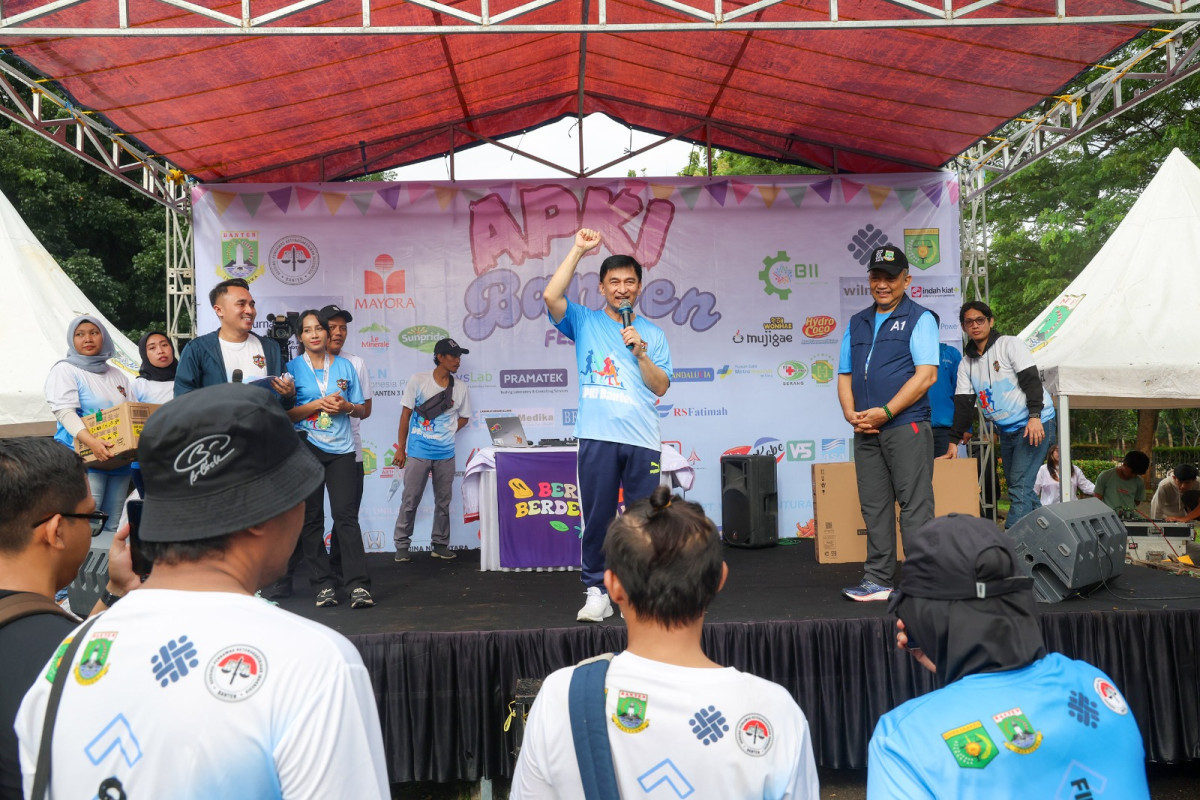 Wagub Banten Dimyati Natakusumah Ajak Masyarakat Jaga Kesehatan dengan Rutin Olahraga
