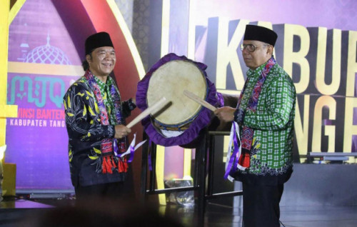 Pj Gubernur Al Muktabar Membuka MTQ XX Tahun 2023 Provinsi Banten