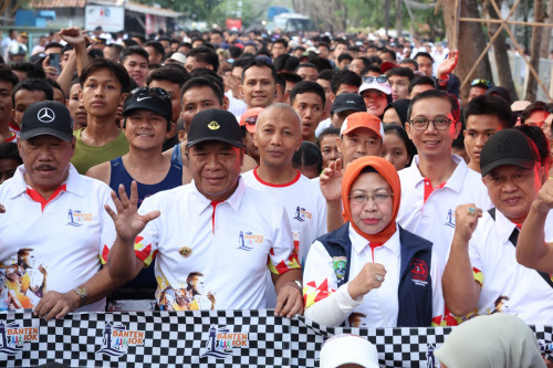 Maraton Banten 10K, Pj Gubernur Banten Al Muktabar: Giatkan Perekonomian dan Pariwisata