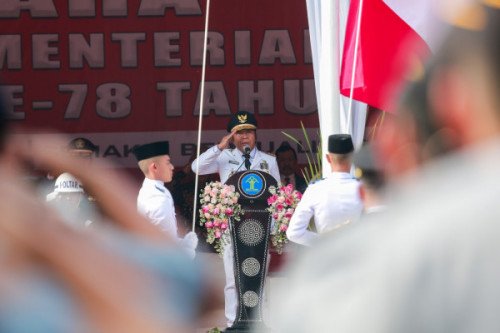 Pj Gubernur Al Muktabar Pimpin Peringatan Hari Kemenkumham 2023 Provinsi Banten