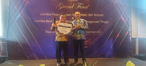 WAKIL BANTEN MENJADI JUARA 2 LOMBA PERPUSTAKAAN SEKOLAH TINGKAT NASIONAL 2023