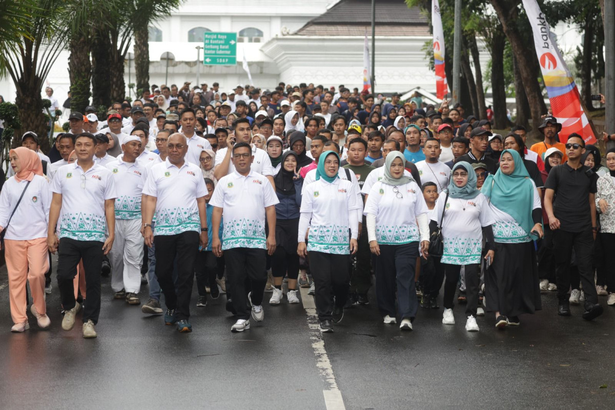 Jalan Sehat Meriahkan Rangkaian Peringatan Hari Pers Nasional 2026 di Provinsi Banten