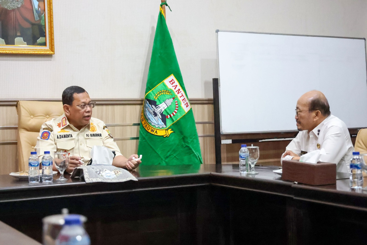 Terima Kanwil Imigrasi dan Pemasyarakatan, Pj Gubernur A Damenta: Pemprov Banten Komitmen Tingkatkan Sinergi