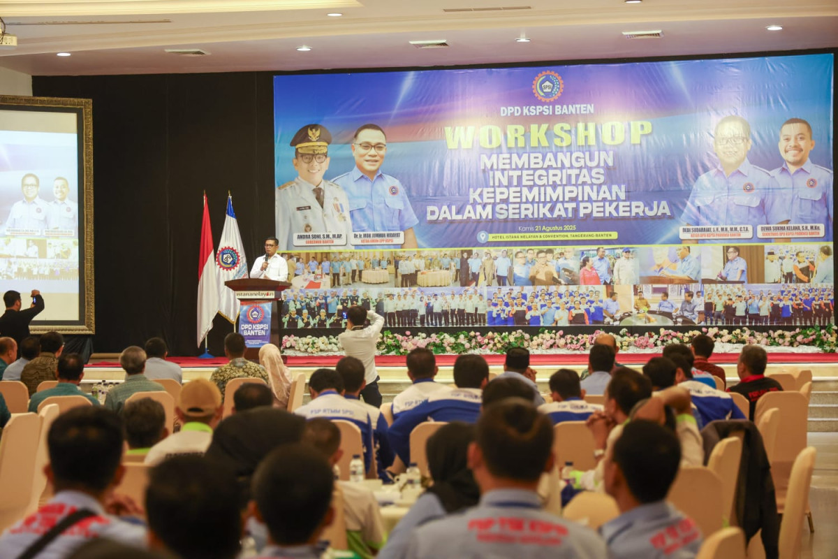 Buka Workshop KSPI, Gubernur Banten Andra Soni Paparkan Program Pembangunan Unggulan