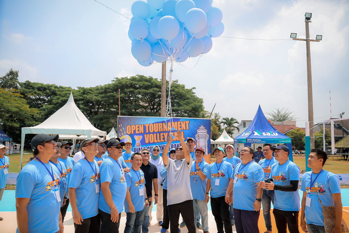 Piala Gubernur Banten 2025 Resmi Dibuka Andra Soni, 20 Tim Ikuti Turnamen Voli