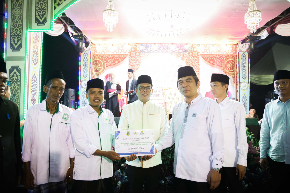 Resmikan Renovasi Masjid Assa’adah, Gubernur Banten Andra Soni Apresiasi Kekompakan dan Gotong Royong Warga