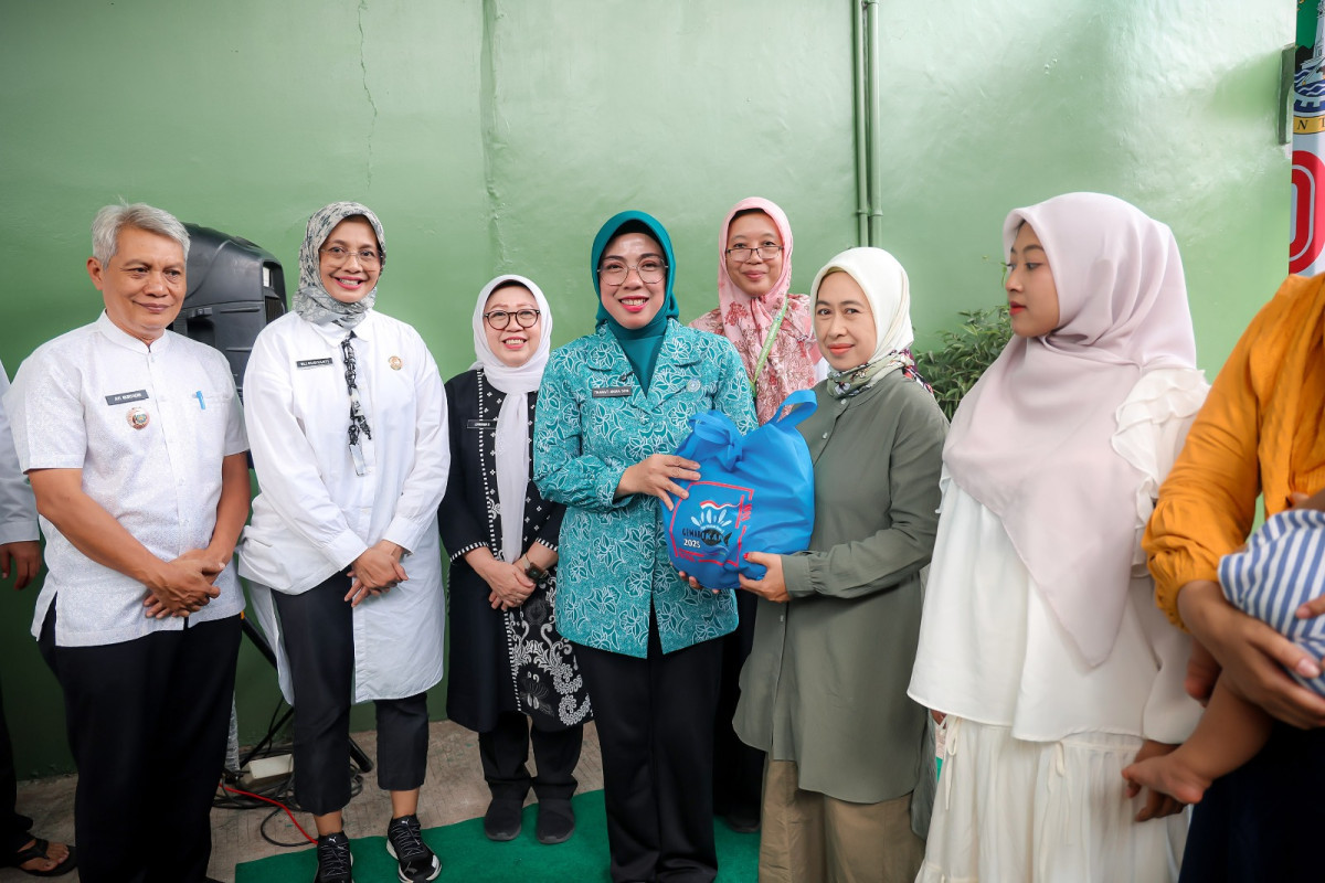 Ketua TP PKK Provinsi Banten Tinawati Andra Soni Gelorakan Makan Ikan Sejak Dini