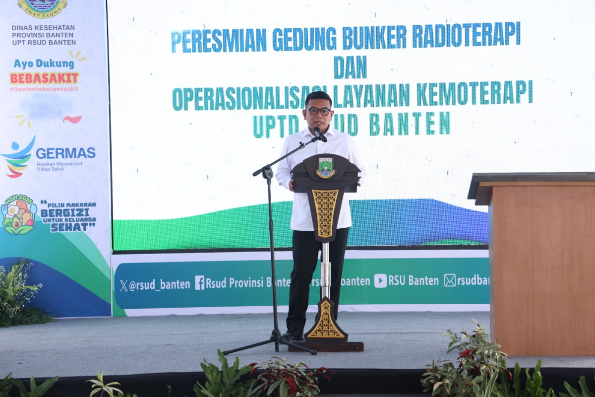 Resmikan Gedung Radioterapi, Gubernur Banten Andra Soni: Langkah RSUD Banten Menuju RS Rujukan Regional Unggul