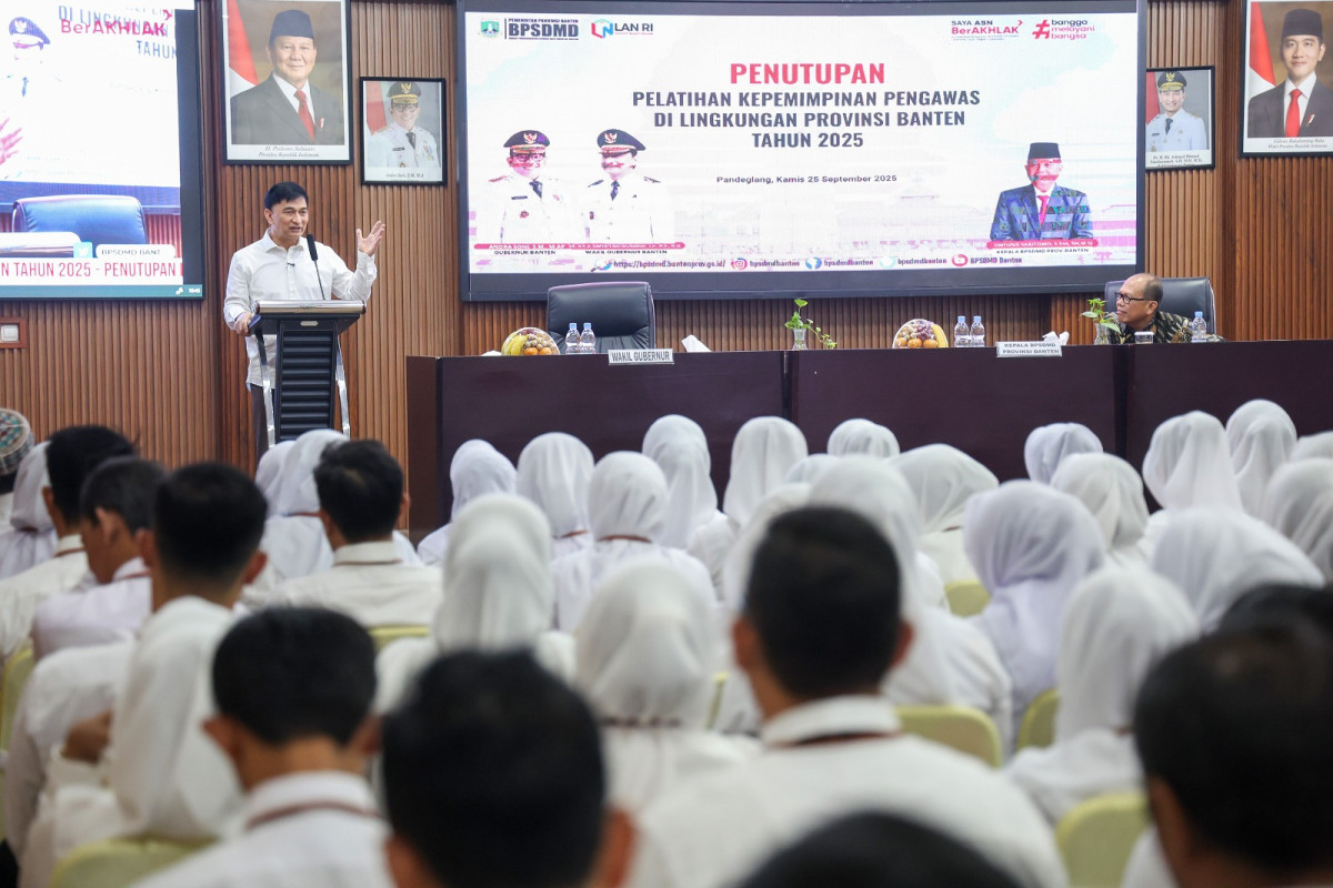 Pesan Wagub Banten Dimyati Natakusumah ke Peserta Diklatpim Pengawas: ASN Harus Terus Berkembang