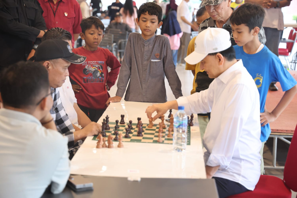 Hadiri Kompetisi Catur, Wagub Dimyati Dorong Generasi Muda Gemar Catur