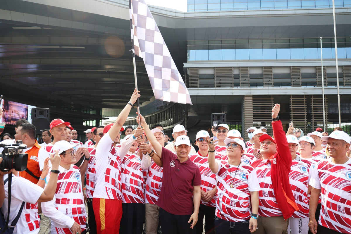 Buka Fun Walk PSMTI dan BSD City, Wagub Banten Dimyati Natakusumah Pesankan Jaga Kebersamaan