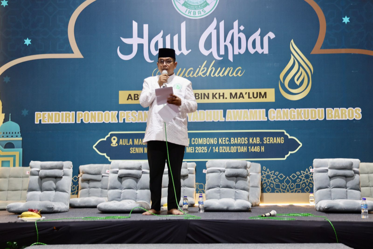 Gubernur Banten Andra Soni Hadiri Haul Akbar Abuya Shidiq Bin KH Ma'lum Cangkudu Baros