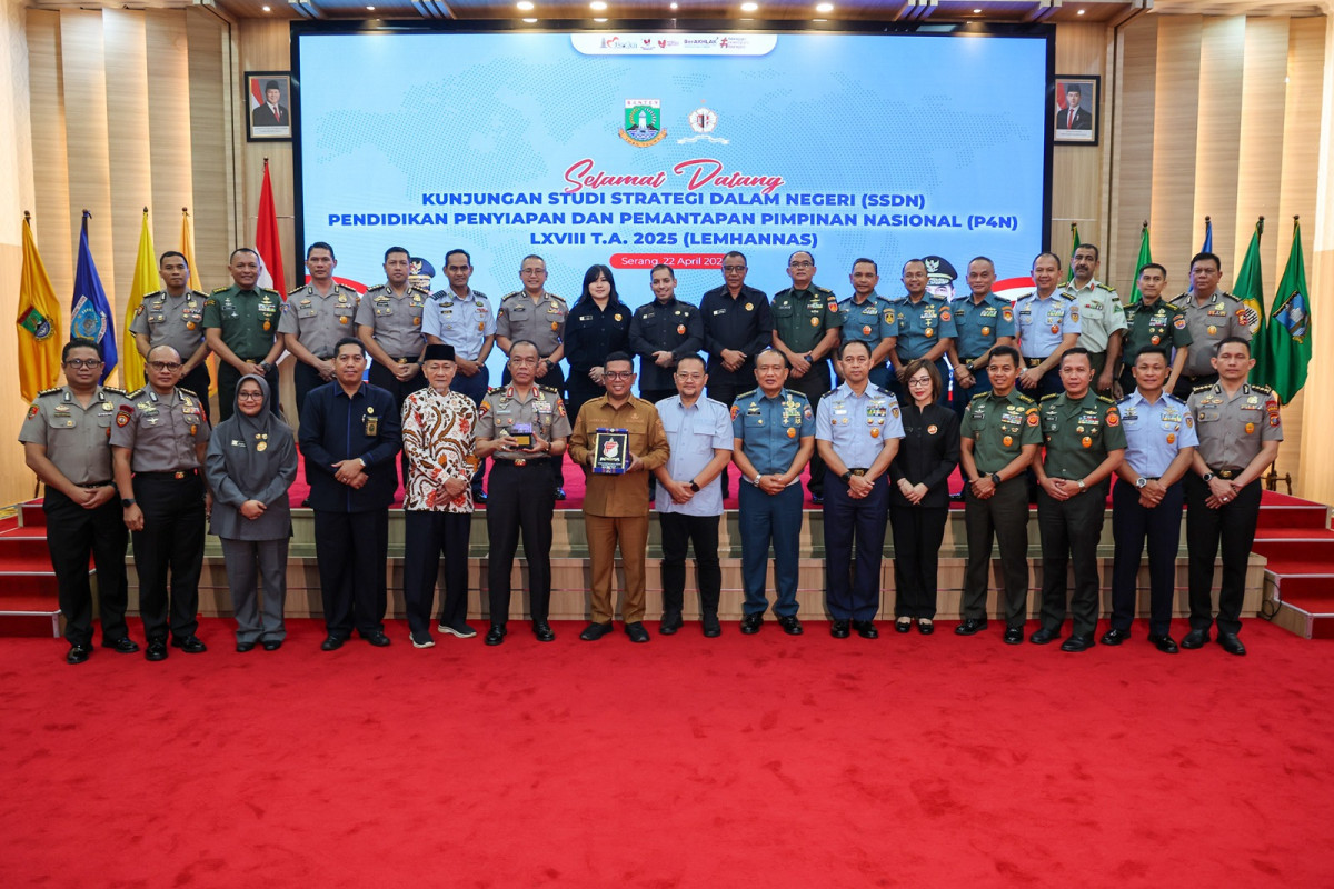 Gubernur Banten Andra Soni Terima Kunjungan SSDN Lemhannas RI