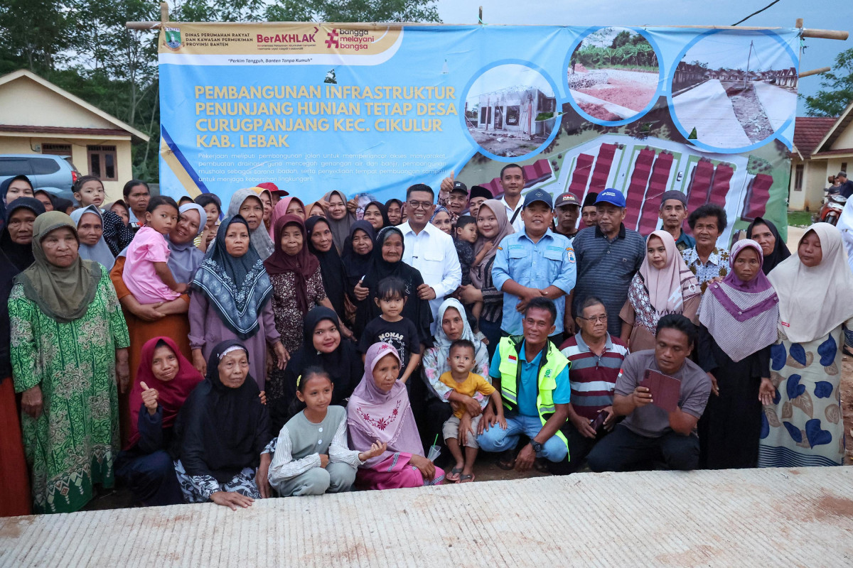 Tinjau Program Pembangunan Permukiman di Lebak, Gubernur Andra Soni Ingin Infrastruktur Tingkatkan Kesejahteraan
