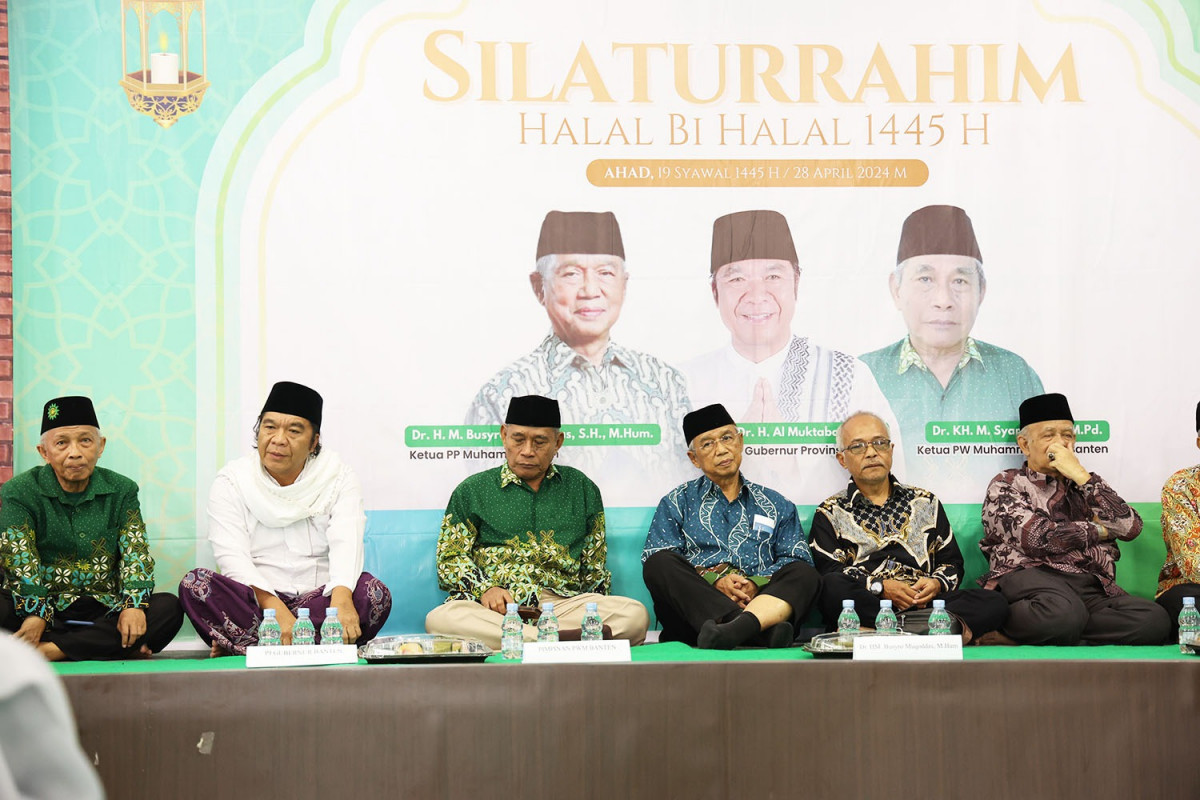 Hadiri Halal bi Halal PW Muhammadiyah Provinsi Banten, Pj Gubernur Al Muktabar: Ikhtiar untuk Kemaslahatan Umat