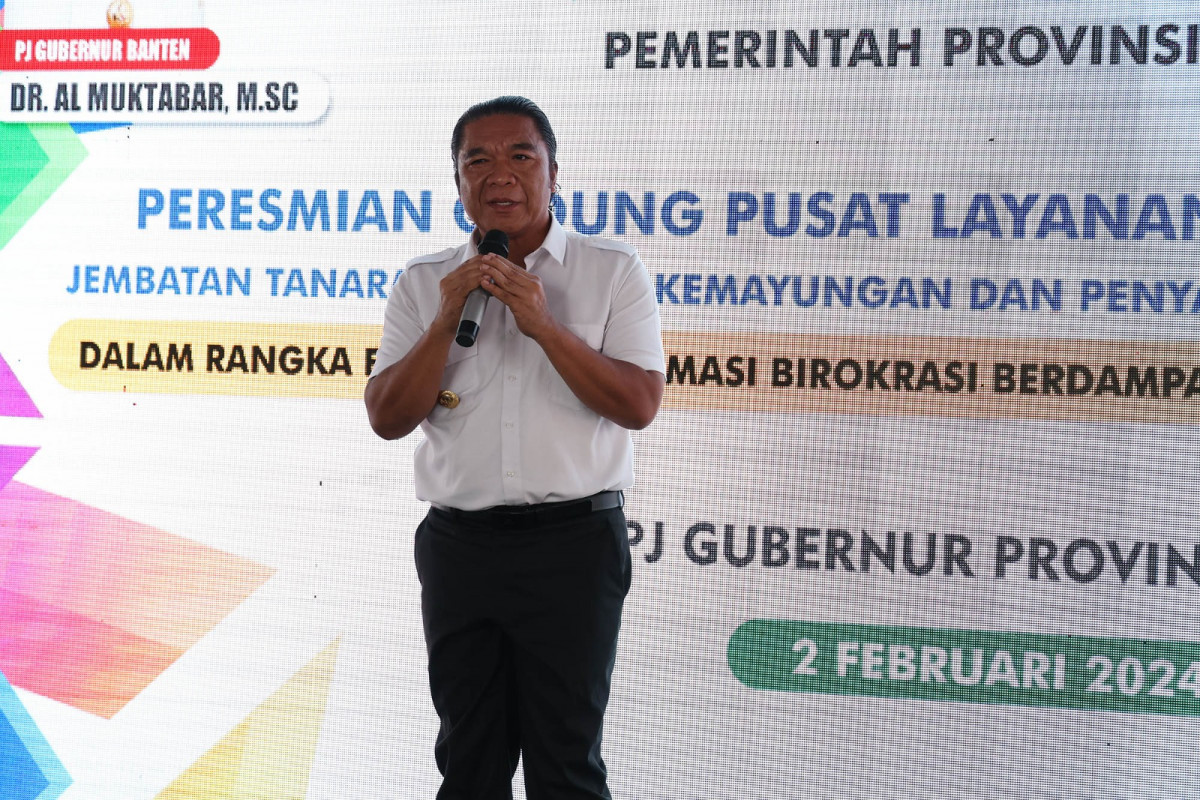 Gencarkan Reformasi Birokrasi Tematik Berdampak, Pj Gubernur Banten Al Muktabar: Layanan Dasar Kunci Kesejahteraan Masyarakat