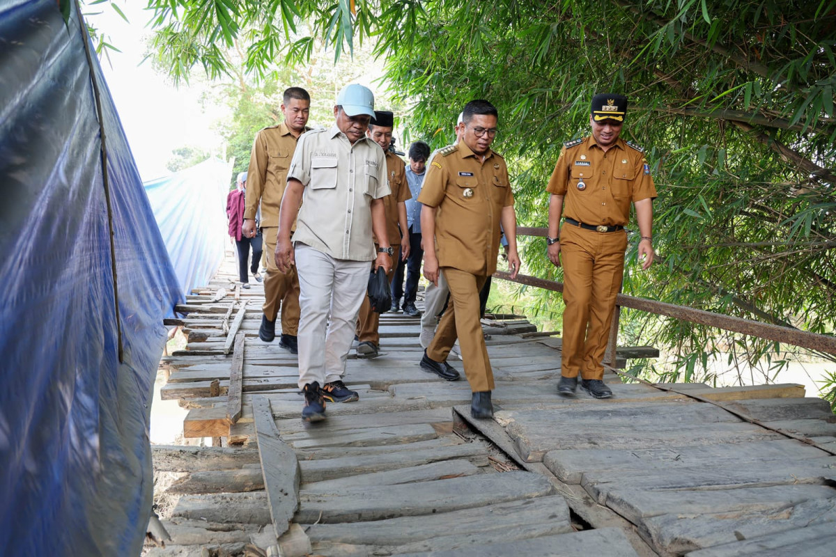 Setelah 25 Tahun Menanti, Jembatan Piano Desa Mekarsari Kabupaten Serang Mulai Dibangun