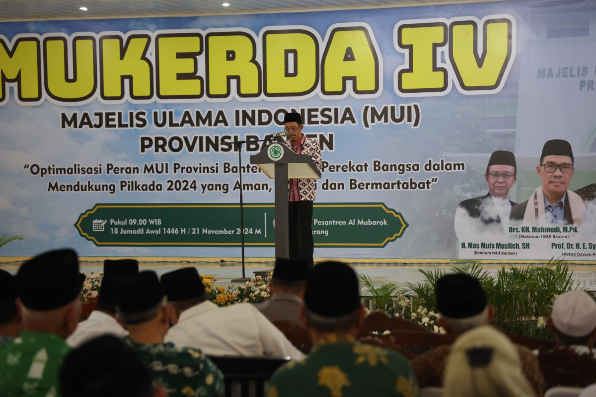 Mukerda IV MUI Provinsi Banten, Pj Sekda Usman Asshiddiqi Qohara Gaungkan Gerakan Maghrib Mengaji