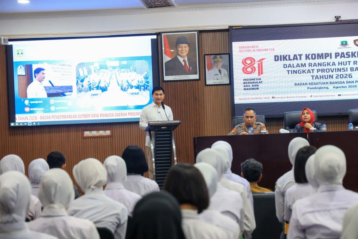 Buka Diklat Paskibraka, Wagub Dimyati Tekankan Soal Disiplin, Kepemimpinan, dan Prestasi Akademik
