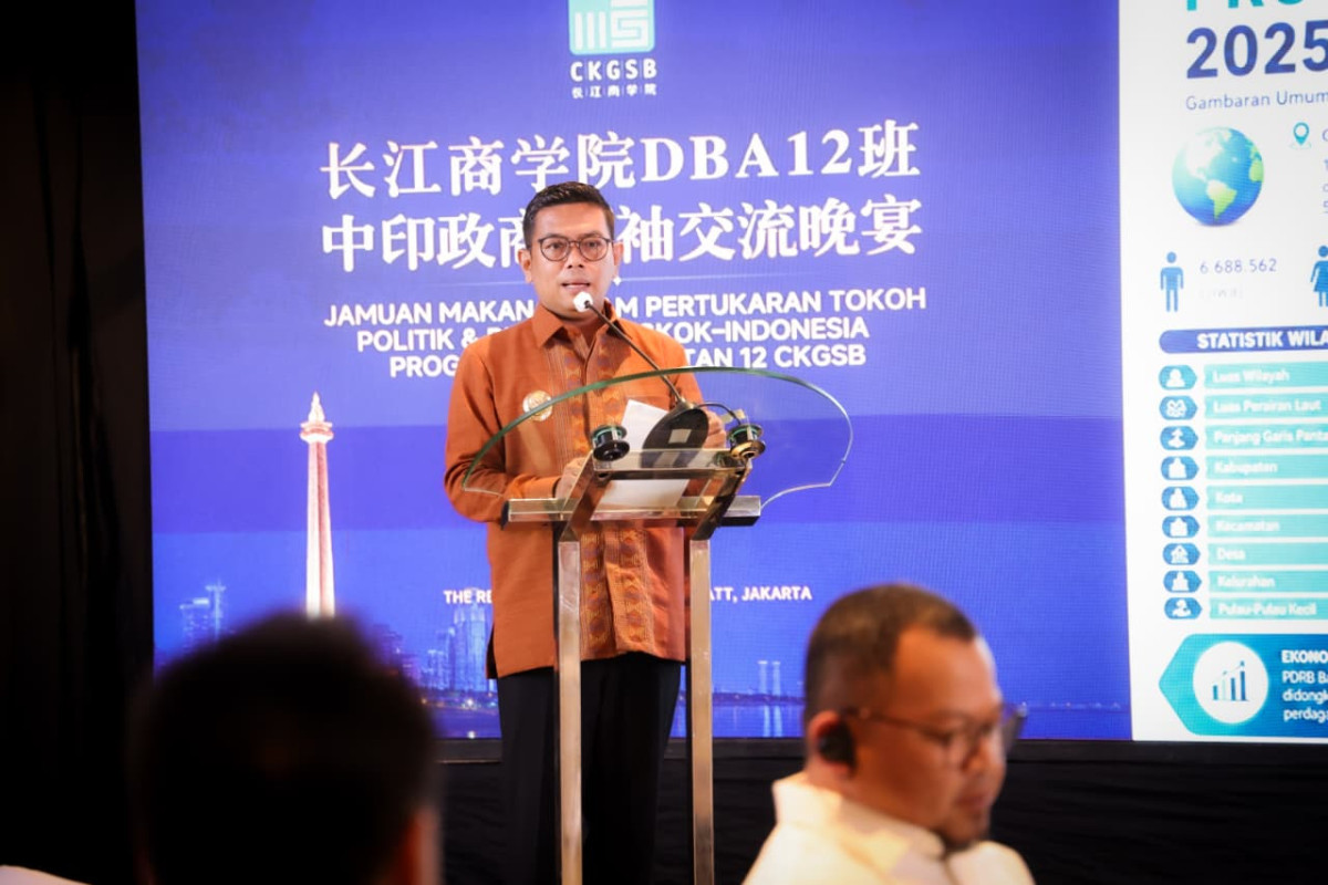 Hadiri Forum Bisnis Indonesia–Tiongkok, Andra Soni Promosikan Banten sebagai Pusat Industri Strategis