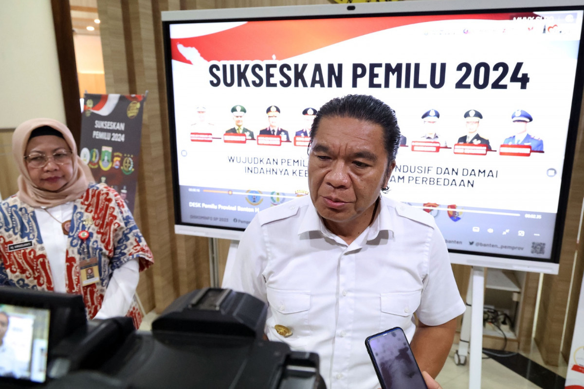 H-18, Pj Gubernur Al Muktabar Optimis Kesiapan Pelaksanaan Pemilu 2024 Provinsi Banten