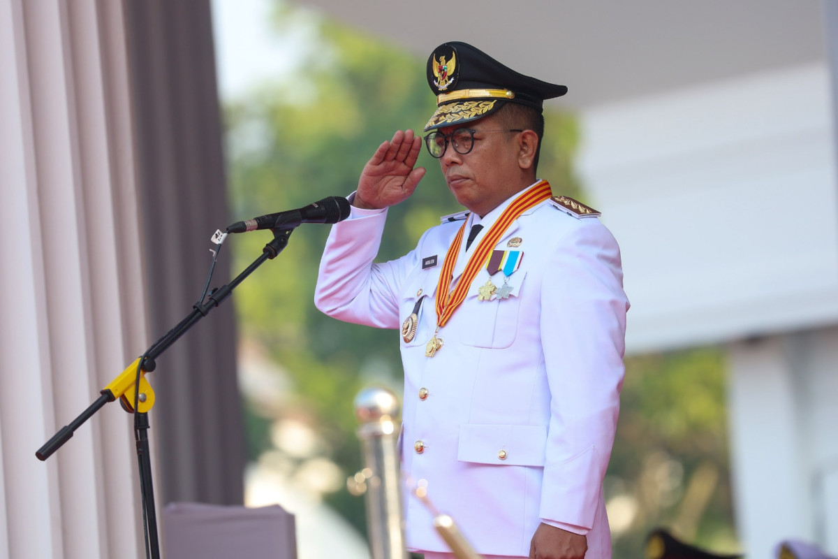 Gubernur Banten Andra Soni Pimpin Upacara Peringatan HUT ke-80 Kemerdekaan RI Tingkat Provinsi Banten