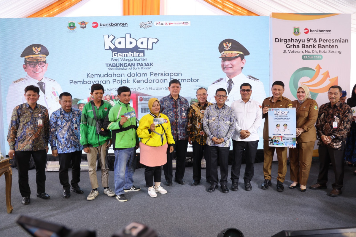 Luncurkan Tabungan PKB, Gubernur Banten Andra Soni : untuk Meringankan Beban Wajib Pajak