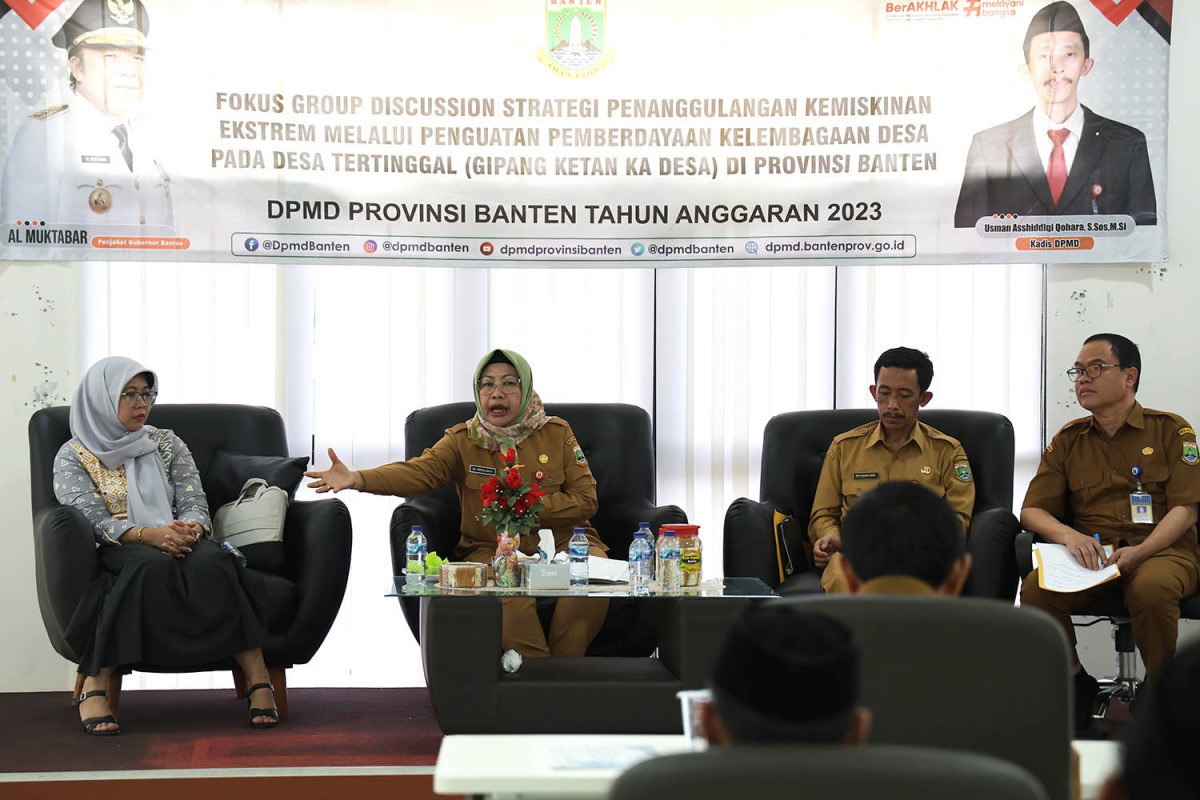 FGD Strategi Penanganan Kemiskinan Ekstrem, Pj Sekda: Pemdes Ujung Tombak Keberhasilan Program