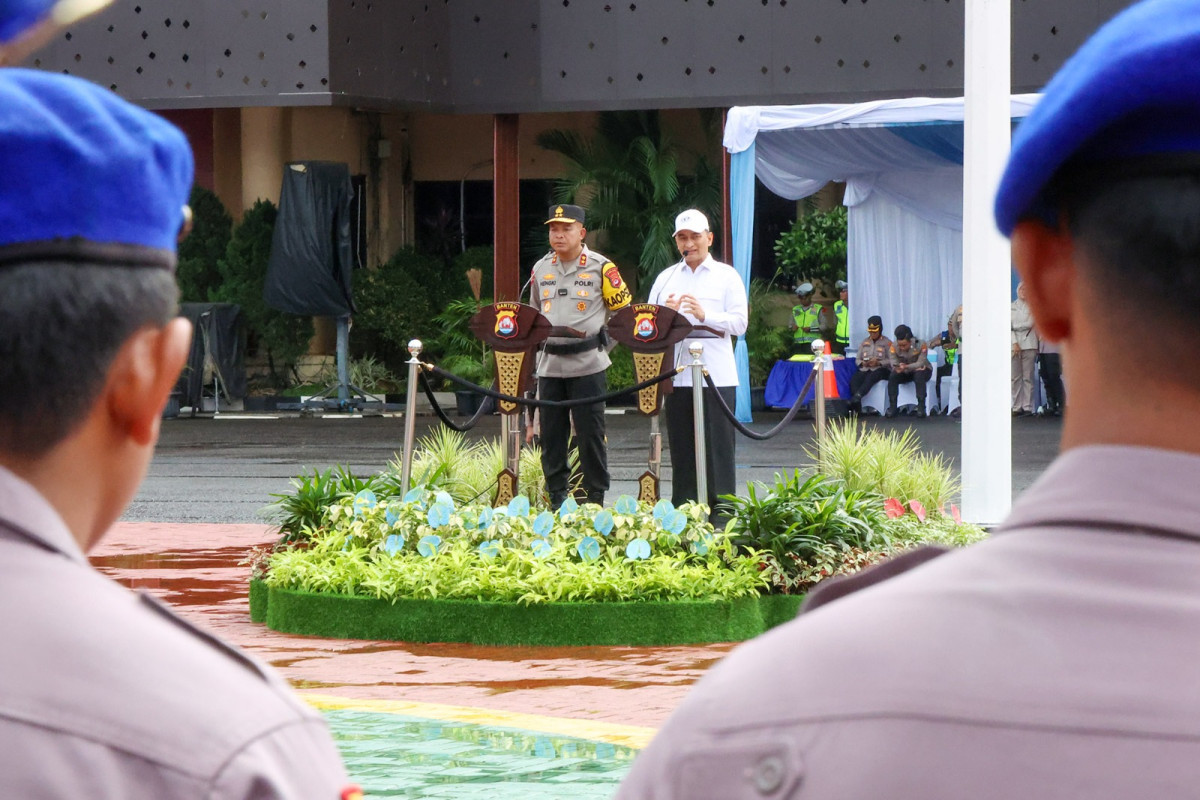 Pimpin Apel Operasi Lilin, Wagub Dimyati: Perkuat Sinergitas Lintas Sektor Hadapi Cuaca Ekstrem