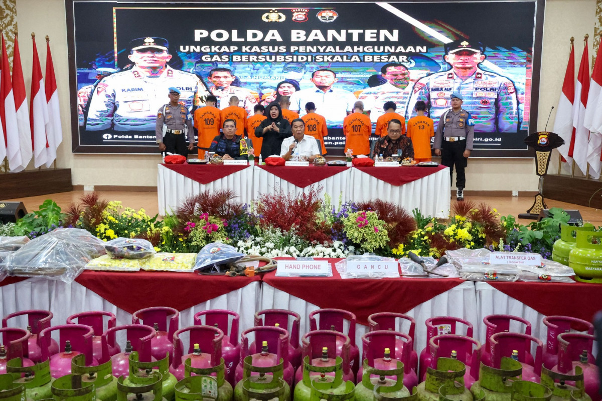 Pj Gubernur Al Muktabar Apresiasi Polda Banten Atas Pengungkapan Penyalahgunaan Tabung LPG Subsidi