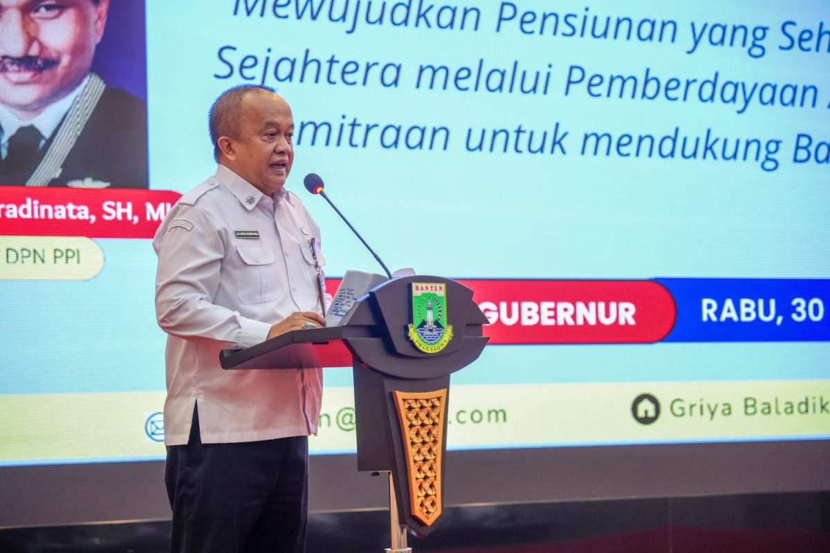 Buka Rakerda PPI Banten 2025, Gubernur Banten Andra Soni : Masa Pensiun Adalah Fase Baru untuk Tetap Aktif dan Produktif