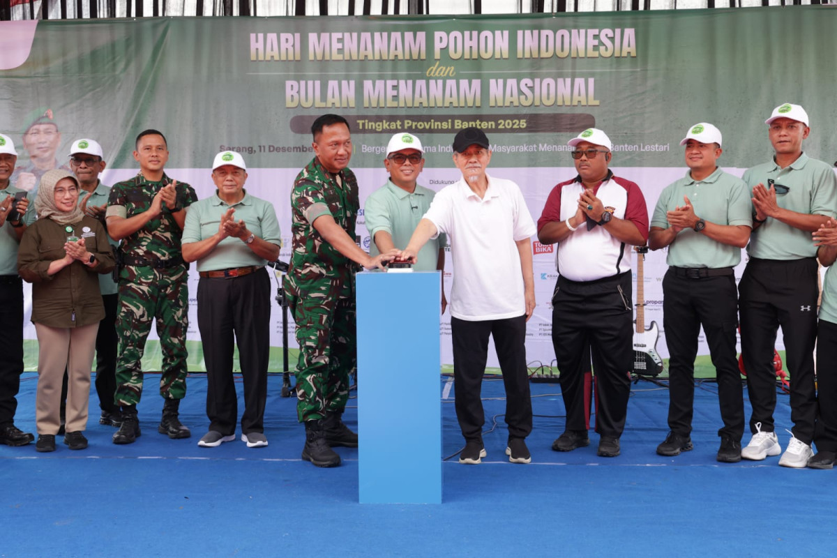 Pemprov Banten Perkuat Gerakan Pelestarian Lingkungan Melalui 'Bang Kaliandra' pada Peringatan HMPI–BMN 2025