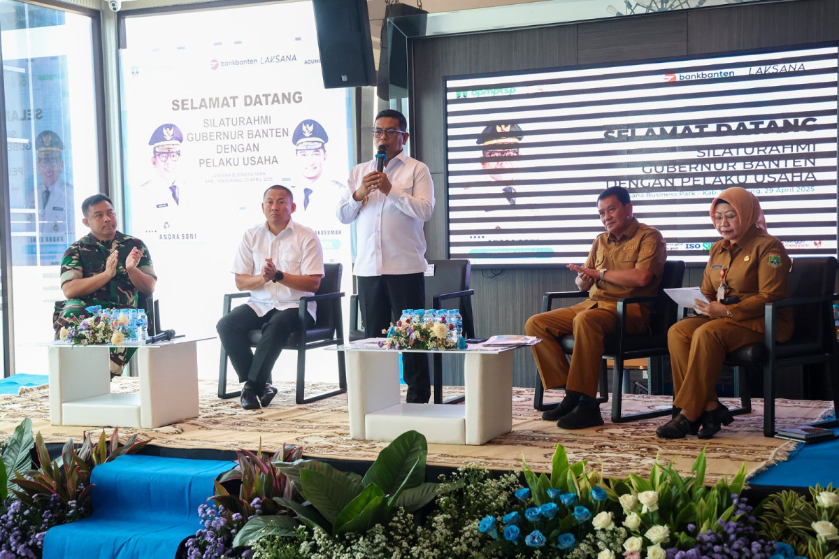 Serap Aspirasi Pelaku Usaha, Gubernur Banten Andra Soni Janjikan Kemudahan dan Kenyamanan Investasi