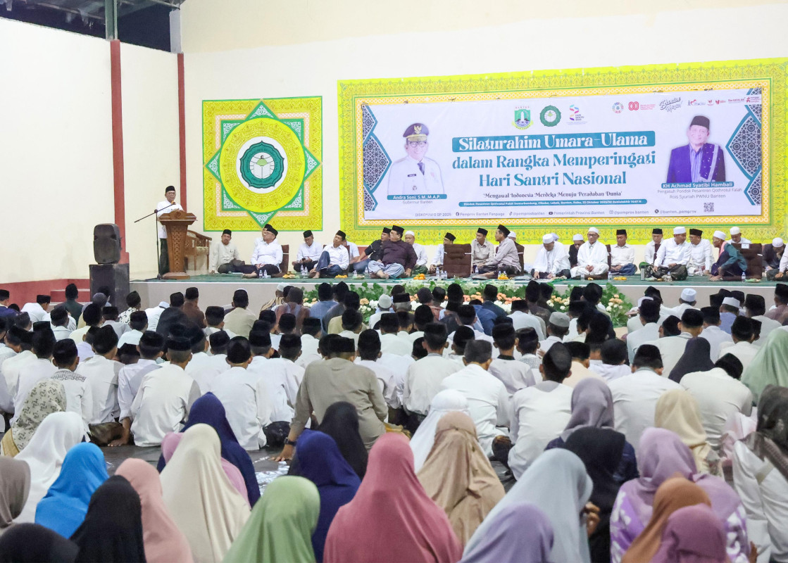Peringati Hari Santri, Gubernur Andra Soni: Pesantren Agen Pembangunan dan Kemandirian Umat