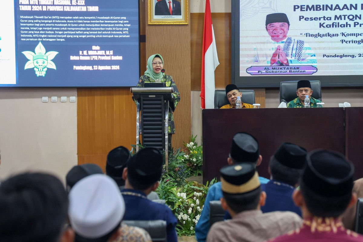 Pembinaan Kafilah MTQ XXX, Plh Sekda Virgojanti: Harus Memiliki Kebulatan Tekad Mewakili Provinsi Banten