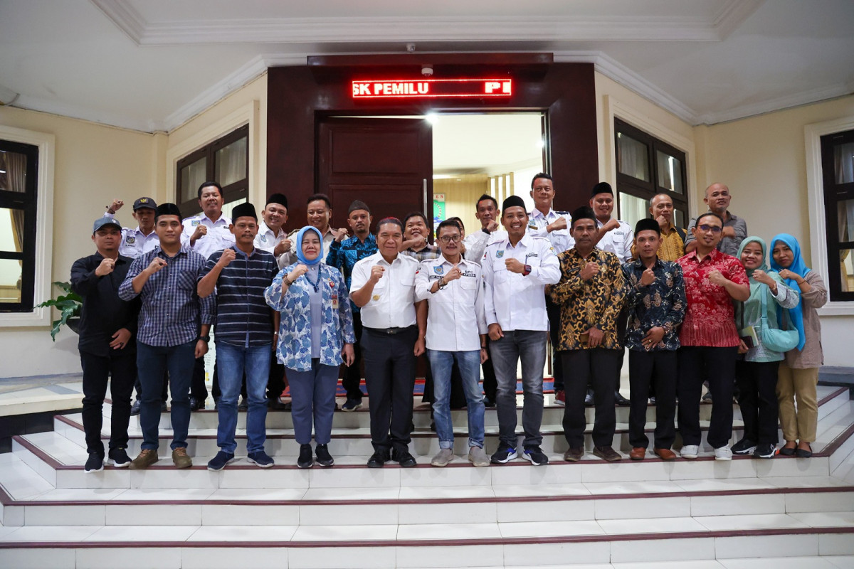 Pj Gubernur Banten Al Muktabar Rakor Penggunaan Bankeu Bersama Apdesi