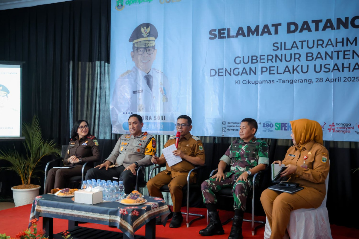 Dialog Bersama Pelaku Usaha Industri, Gubernur Banten Andra Soni : Gairah Dunia Usaha Harus Dibangkitkan