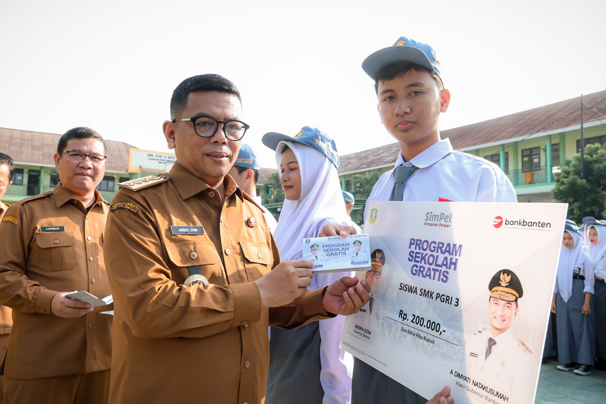 Kabar Baik! Program Sekolah Gratis Gubernur Banten Andra Soni untuk Tahap ke-2 Segera Rampung
