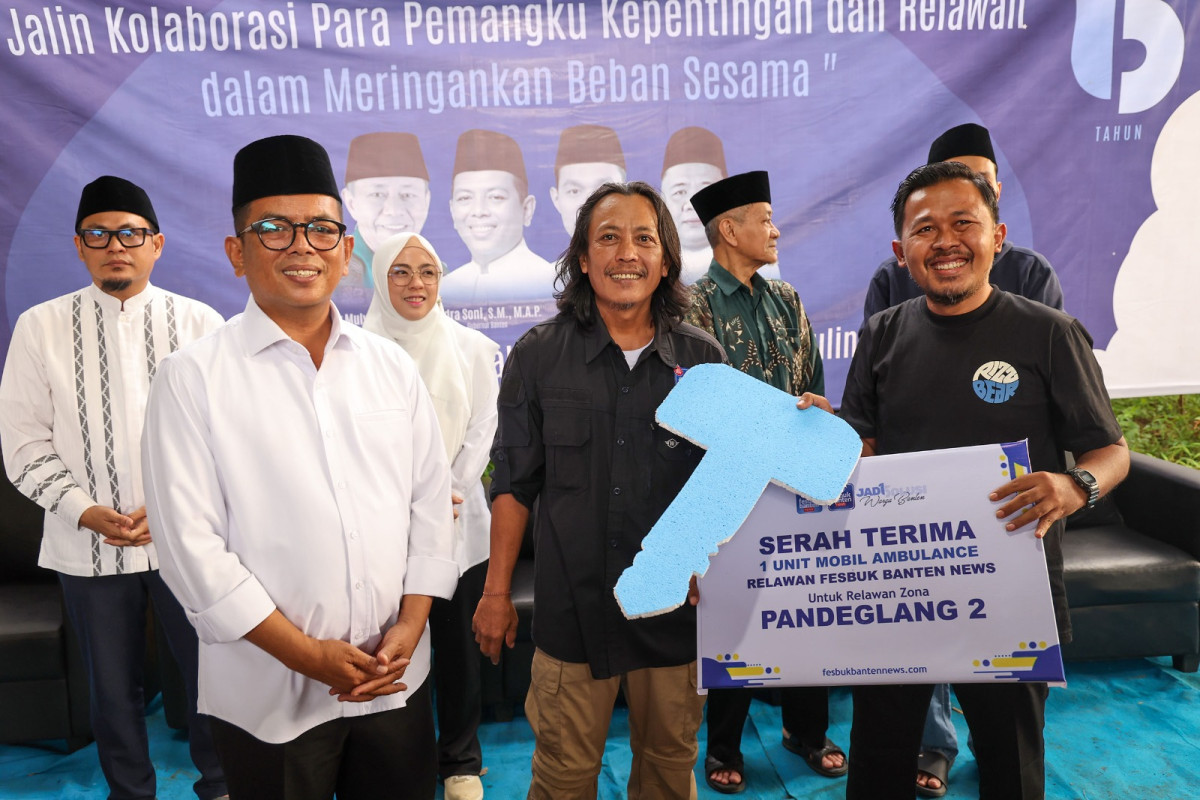 Gubernur Banten Andra Soni: Relawan Kemanusiaan Berkontribusi Sejahterakan Masyarakat