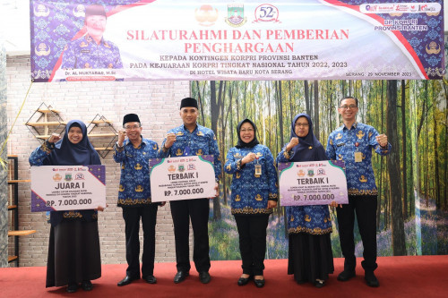 Silaturahmi Korpri, Pj Sekda Provinsi Banten Virgojanti Ajak Tingkatkan Upaya Pembangunan