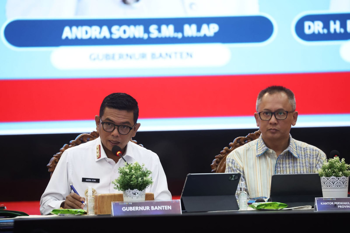 Jelang Lebaran, Gubernur Banten Andra Soni Ajak Kepala Daerah se-Provinsi Banten Antisipasi Lonjakan Harga dan Ketersediaan Barang