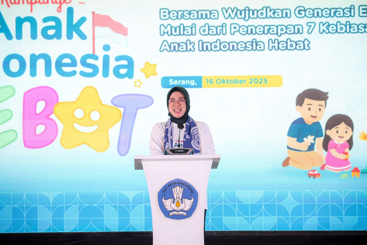 Tinawati Andra Soni Komitmen Ciptakan Lingkungan Rumah Dinas Gubernur Banten Ramah Anak