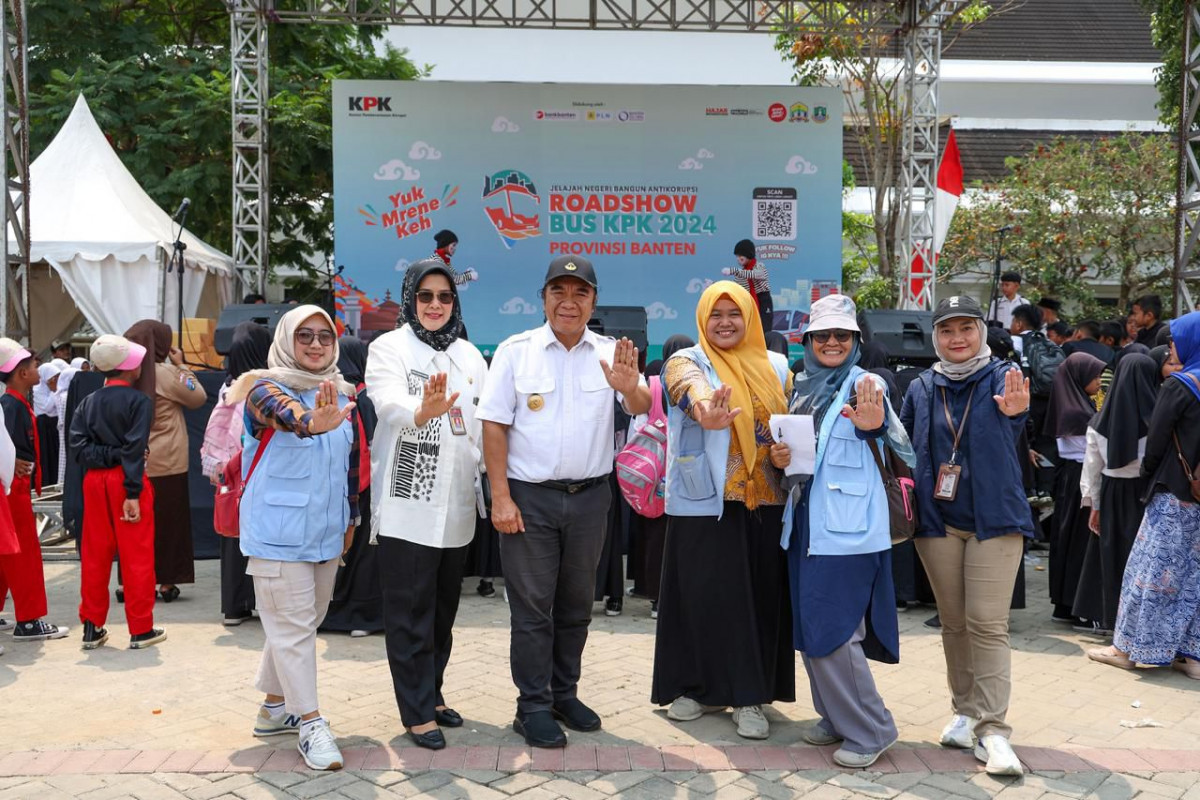 Hari Kedua, Ribuan Generasi Muda Antusias Hadiri Roadshow Bus KPK di Pemprov Banten