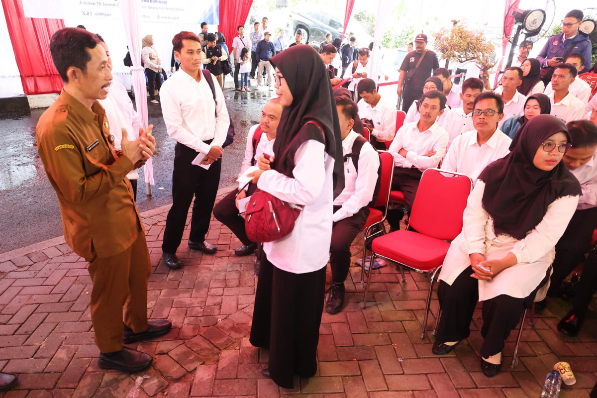 Pj Sekda Provinsi Banten Tinjau Pelaksanaan Tes Kompetensi P3K