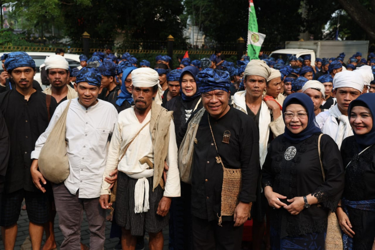 Pj Gubernur Banten Al Muktabar Sambut Masyarakat Adat Baduy