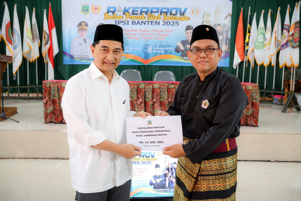 Buka Rakerprov IPSI Banten, Wagub Dimyati Natakusumah Minta Pencak Silat Masuk dalam Kurikulum Pendidikan