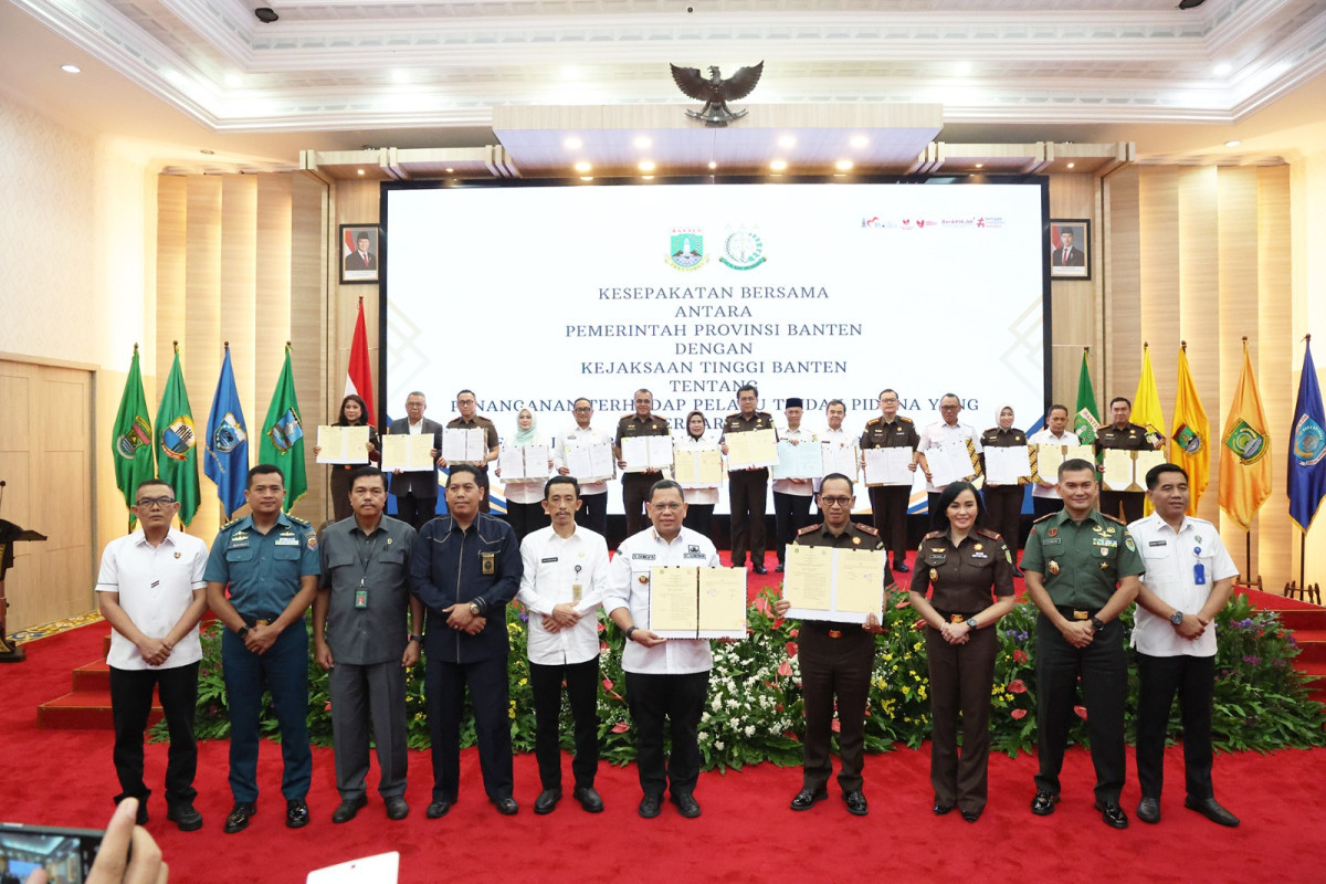 Pemprov Banten dan Kejati Sepakati Penyelesaian Keadilan Restoratif Perkara Tindak Pidana