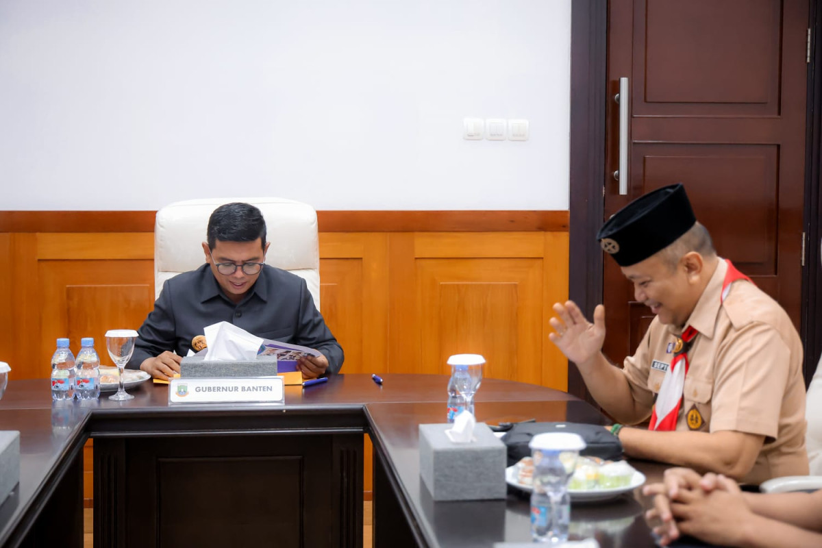 Terima Kwarda Pramuka, Gubernur Banten Andra Soni: Dalam Pramuka Kita Temukan Semangat Positif